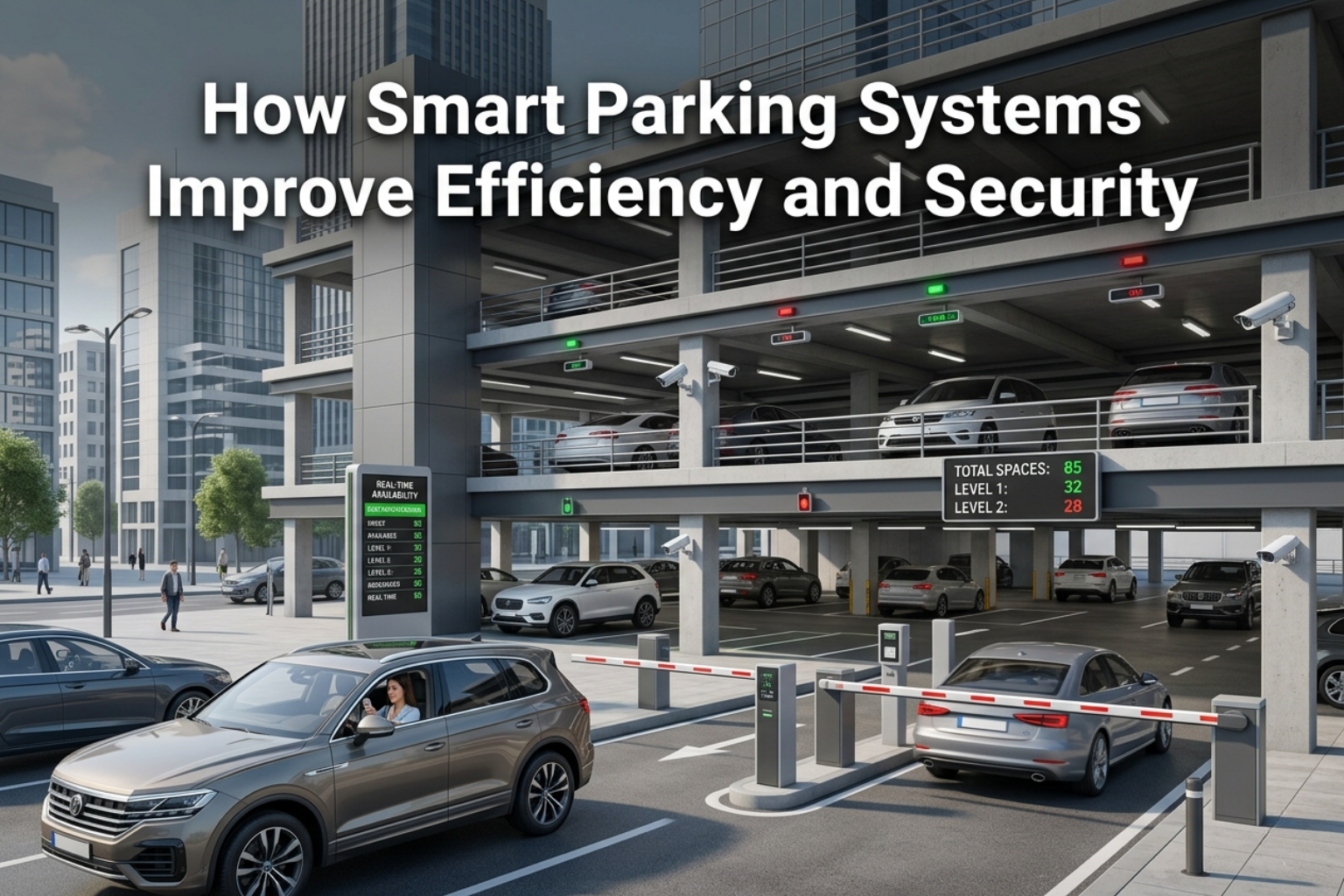 How Smart Parking Systems Improve Efficiency and Security